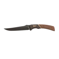 Browning Hunter Trail Fixed Knife Drop Point Brown - Durable, Lightweight and Reliable Handle - 3220394