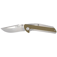 Camillus Sevens Folding Knife Clip Point Desert Tan - Durable, Lightweight and Reliable Handle - CAM-19195