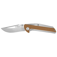 Camillus Sevens Folding Knife Clip Point Coyote Brown - Durable, Lightweight and Reliable Handle - CAM-19196