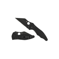 Spyderco Yojimbo 2 Folding Knife, Wharncliffe, Black - High-Performance Blade, Durable Handle, Perfect for Tactical and Everyday Use - C85GPBBK2