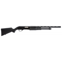 Savage Arms Stevens 320 Field Grade Compact 20 Gauge Pump-Action Shotgun, Matte Black - 22437