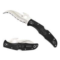 Spyderco Matriarch 2 Lightweight Folding Knife Hawkbill Black - Durable, Lightweight and Reliable Handle - C12SBK2W