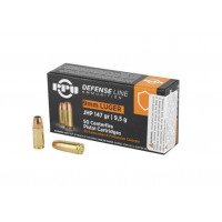 Prvi Partizan Defense 147 gr JHP 9mm Ammo, 50/box - PPD92