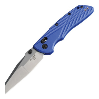 Hogue Deka Folding Knife Modified Wharncliffe Blue - Stylish Handle - 24363