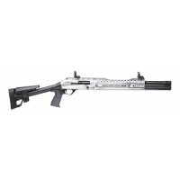 Panzer Arms EG-240 12 Gauge 18.5" 5rd Tactical Shotgun, Brushed Titanium - PAEG240TSTTBRC