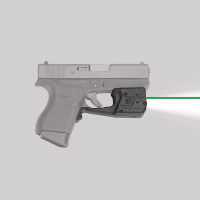 Crimson Trace Laserguard Pro Green Laser Sight and Tactical Light for Glock G42, G43 Pistols - LL803G