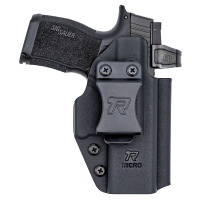 Rounded Gear Sig Sauer P365 IWB Holster Ambidextrous Kydex Black - Versatile and Reliable Carry - RGUNVRSLCMPCTBLK