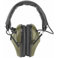 Allen Single Microphone Electronic Earmuff, Green - 2225