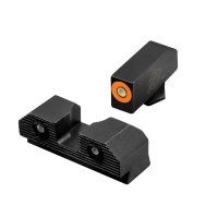 XS Sights R3D 2.0 Night Sight Set - Front/Rear Green/Green for Precise Low-Light Targeting - GL-R203P-6N