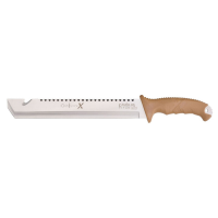 Camillus Carnivore Machete with Removable Trimming Knife Brown - Heavy-Duty - CAM-19236-003