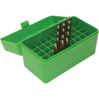 MTM Case Gard .270 Cal Polypropylene Flip-Flop Ammo Box, Green - RL5010