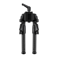 MDT Grnd-Pod Picatinny Bi-Pod, Black - Robust Construction for Reliable Performance - 105560-BLK