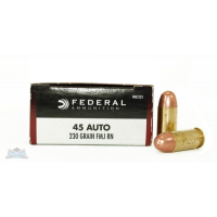 Federal 45 Auto/ACP 230gr FMJ Champion Ammunition 50rds - WM5233