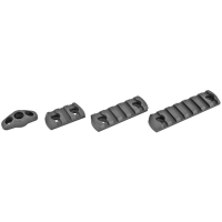 San Tan Tactical Picatinny Rail, 4 Piece Kit, Fits M-LOK, Black