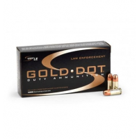 Speer 9mm 124gr Gold Dot Law Enforcement Ammunition, 50 round Box - 53618