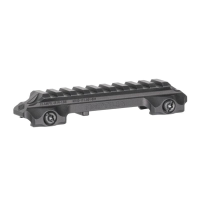 Reptilia LLC RMU 9-Slot Riser Mount 0.63" Mil-Std 1913 Picatinny Rail - Enhanced Optic Height - 100-270