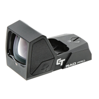 Crimson Trace Corporation RAD Pro, Green Dot, Open Reflex Sight, Black, 5 MOA