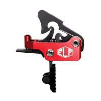 Elftmann Tactical Apex Pro Adjustable Trigger - Straight Drop-In with Black Shoe and Red for Precision Performance and Tactical Style - APEX-PRO-B-S