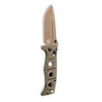 Benchmade 275 Adamas Drop Point Folding Knife, Dark Earth - 275FE-2