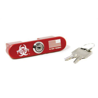 Black Rain Ordnance AR-15 Keyed Safety Lock, Anodized Red - BRO-LOCK