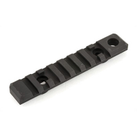 TROY Quick Attach 4.2" Picatinny Rail Section w/ QD Swivel Hole Fits Certain TROY Rails, Black - SRAI-TRX-P4BT-00