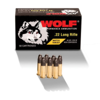 Wolf Performance Match Extra 40 gr RN .22lr Ammo, 50/box - A22XTRA