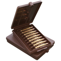 MTM Case Guard Case-Gard 9-Rounds Rifle Ammo Wallet, Brown - W-9-SM-70