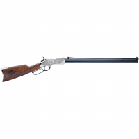 Henry Original Henry Silver Deluxe Engraved Edition .44-40 Win Toggle Link Lever Action Rifle, Brown - H011SD