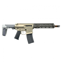 Q LLC Honey Badger 5.56 NATO 10" 30rd Pistol, Tan/Gray - HB-556-10IN-PISTOL