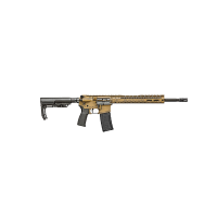 Black Rain Ordnance Fusion Series .223 Rem/5.56 Semi-Automatic AR-15 Rifle, Cerakote Titanium Battleworn - BRO-FUSION-TB