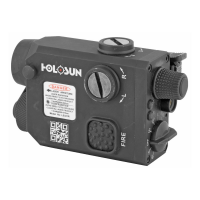 Holosun Red Laser With IR Laser And Illuminator, Black - LS321R