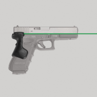 Crimson Trace Front Replacement Green Laser Grip for Glock Gen3 17, 17L Pistols, Black - LG637G