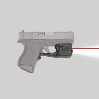 Crimson Trace Laserguard Pro Red Laser Sight and Tactical Light for Glock G42, G43 Pistols - LL803