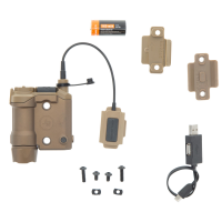 Crimson Trace Corporation CMR-301, Tac Light With Green Laser, Universal Rail Mount, Tan