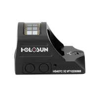 Holosun HS407C 1X Red Dot Sight Shake Awake 2MOA - HS407C-X2