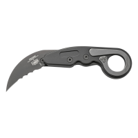 CRKT Provoke Black Veff Serrations Karambit 2.41" 4040V Titanium Nitride D2