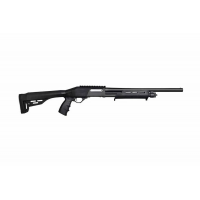 JTS X12PT Pump Action 12 Gauge Shotgun, Black - X12PT