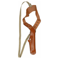 Bianchi X15 Vertical Right Hand Medium Shoulder Holster, Tan Leather - 12361