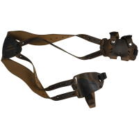 Versacarry Right Hand Shoulder Holster for Compact Auto, Brown - SH23