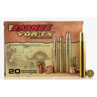 Barnes Bullets VOR-TX Safari 570 gr Round Nose Banded Solid .500 Nitro Express Ammo, 20/box - 22033