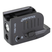 Nightstick Rechargeable Gun Light & Green Laser for Glock 43/43X/48, 150 Lumens, Black - TSM14G