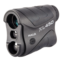 Halo Optics XL450, Rangefinder, 6X Magnification, 22mm Objective, Matte Finish, Black