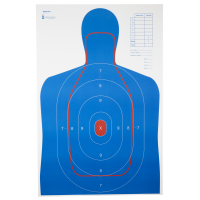 Action Target Combination Target, 23"x35", 100 Per Box - RC-B27E-Q-100