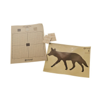 ATN Thermal Zero/Training Coyote Target Kit - Brown, Heat-Sensitive Shooting Targets - ACMKIRTGCY