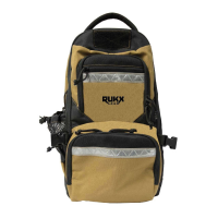 Rukx Gear Survivor 600D Polyester Backpack - Tan for Rugged Outdoor Adventures - ATICTSURT