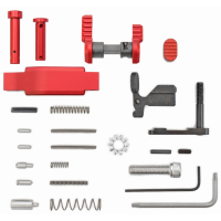 Armaspec Lower Parts Kit, Red - ARM252-RED