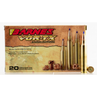 Barnes Bullets VOR-TX 150 gr Tipped TSX Boat Tail .300 Win Mag Ammo, 20/box - 21569