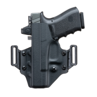 Crucial Concealment Covert Ambidextrous Hand Glock 17 Outside-The-Waistband Holster, Black - 1000