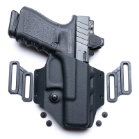 Crucial Concealment Covert Right Hand OWB Springfield Hellcat Pro Holster, Black - 1237