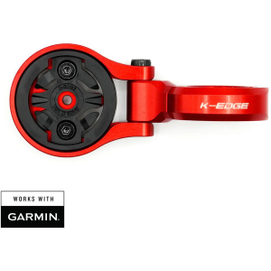 K-Edge K-Edge Garmin Sport TT/Aero Handlebar Mount: 22.2mm, Red - $49.99 at Angry Catfish Bicycle